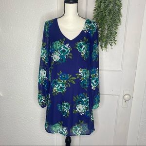 Lots of Love by Speechless ~ Blue Floral Dress